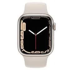 Apple Watch Series 7 – Starlight Aluminium Case – Starlight Sport Band – Regular - Image 1